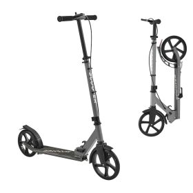 Kick Scooter for Kids Ages 8+, Teens & Adults, 2-Wheel Toddler Scooter with Adjustable Height Handlebar, Wide Anti-Slip Deck