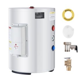Electric Water Heater, 10 Gallon Tank Instant Hot Water Heater, 1.6Kw Tankless Water Heater w/ LED Display,Knob Control